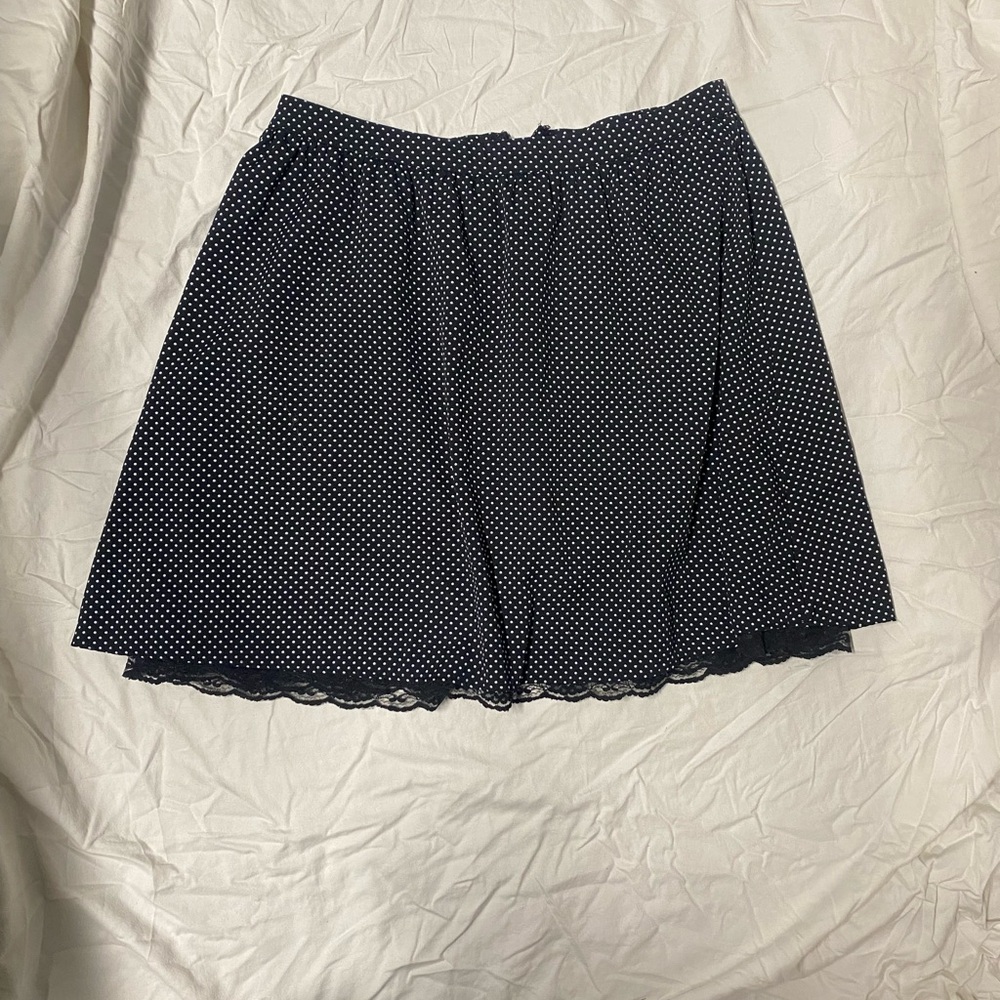 Black and White Polka Dot Skirt gap